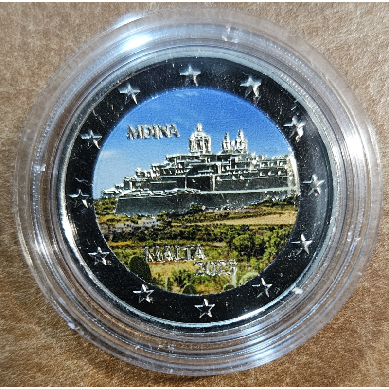 2 Euro Malta 2025 - Mdina III. (farebná UNC)