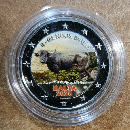 2 Euro Malta 2025 - Maltský vôl III. (farebná UNC)