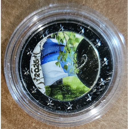 2 Euro Fínsko 2025 - Štátna návšteva z Fínska III. (farebná UNC)