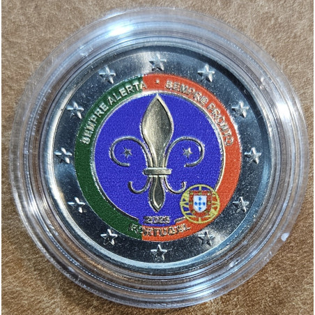 2 Euro Portugália 2025 - A cserkészet (színezett UNC)
