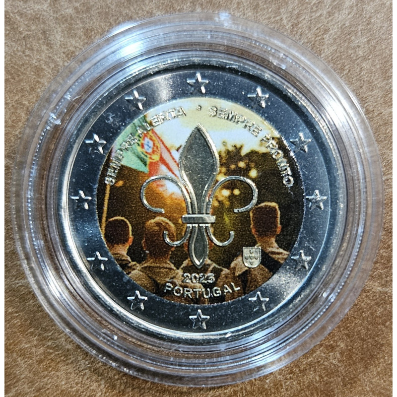 2 Euro Portugalsko 2025 - Skauting III. (farebná UNC)
