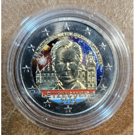 2 Euro Luxembourg 2025 - 25. anniversary of Henri's Accession to the Throne III. (colored UNC)
