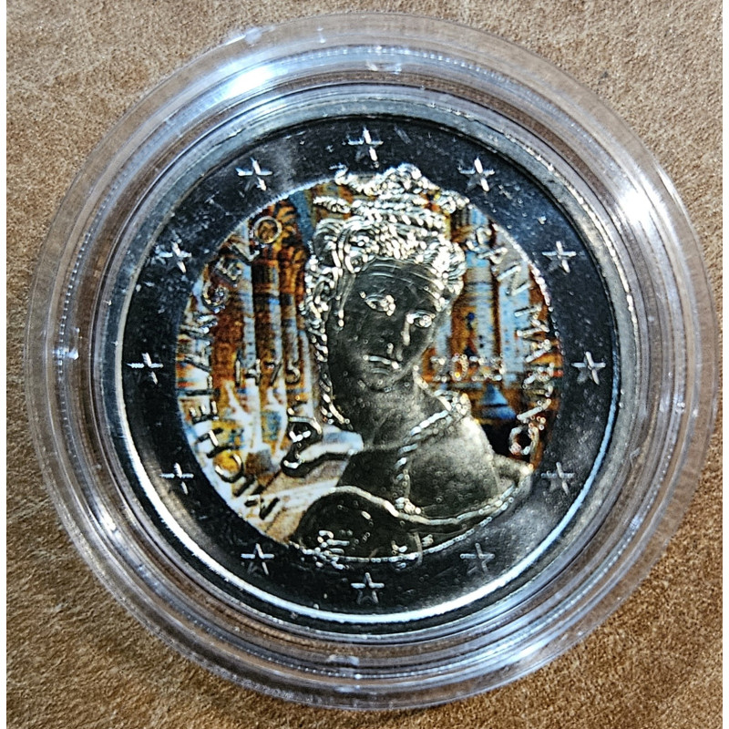 2 Euro San Marino 2025 - Michelangelo (színezett UNC)