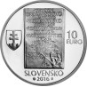 euroerme érme 10 Euro Szlovákia 2016 Ladislav Nádaši-Jégé (BU)