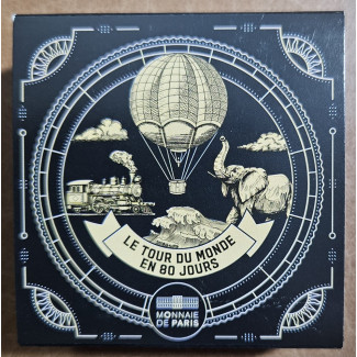 10 Euro France 2025 Jules Verne: Around the World in Eighty Days (Proof)
