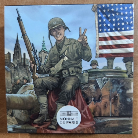 10 Euro Franciaország 2025 - Amerikai katona (Proof)