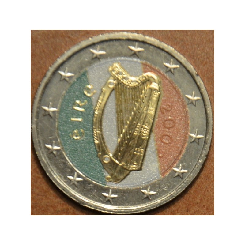 euroerme érme 2 Euro Írország (színezett UNC)