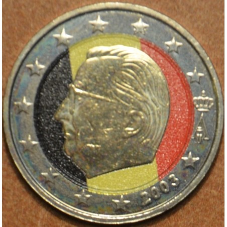 eurocoin eurocoins 2 Euro Belgium Albert (colored UNC)