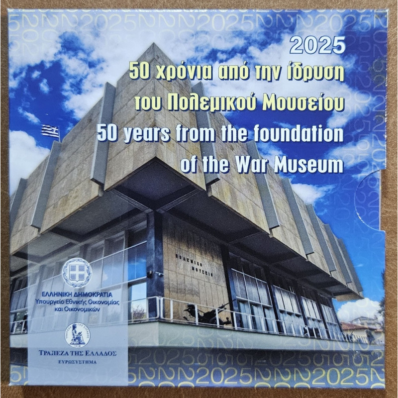 5 Euro Grécko 2025 - Múzeum vojny (Proof)