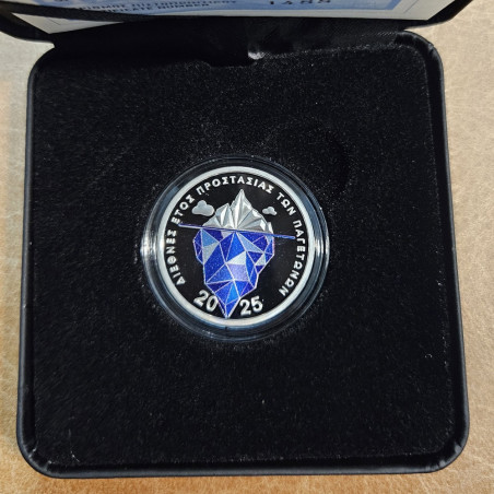 6 Euro Greece 2025 - Year of Glaciers’ Preservation (Proof)