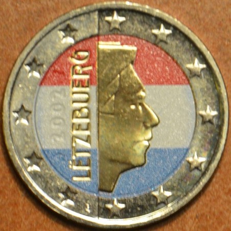 euroerme érme 2 Euro Luxemburg - Henri I. (színezett UNC)