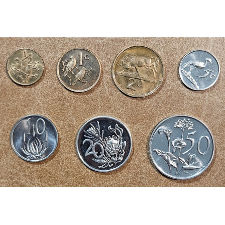South Africa 7 coins (UNC)