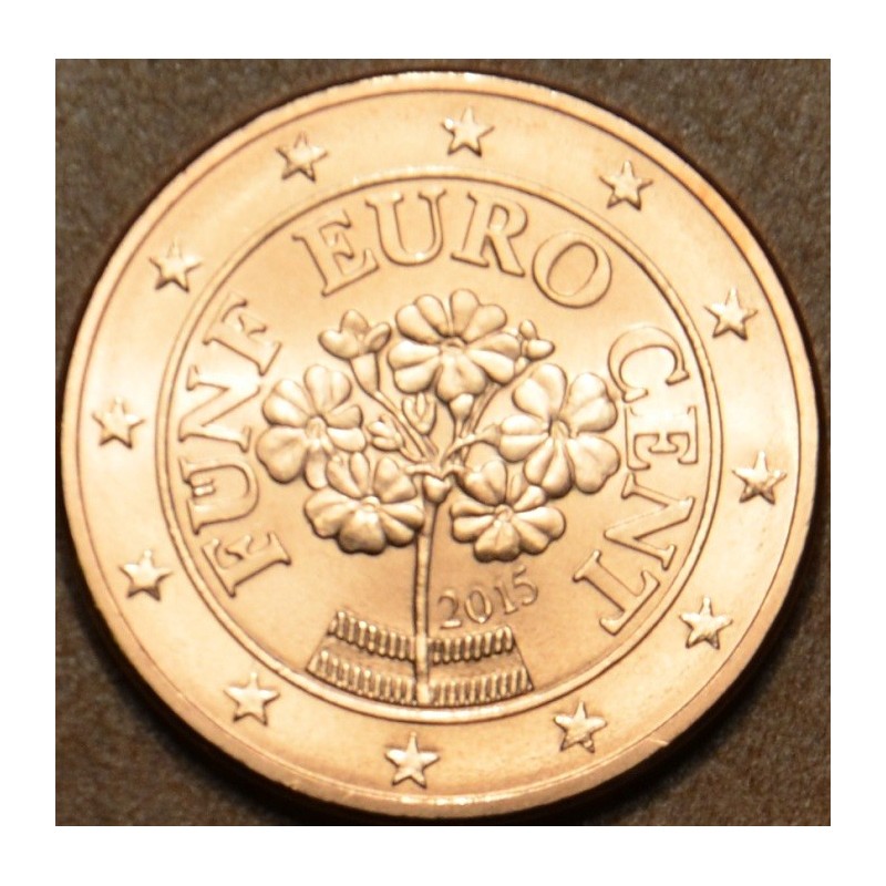 eurocoin eurocoins 5 cent Austria 2015 (UNC)
