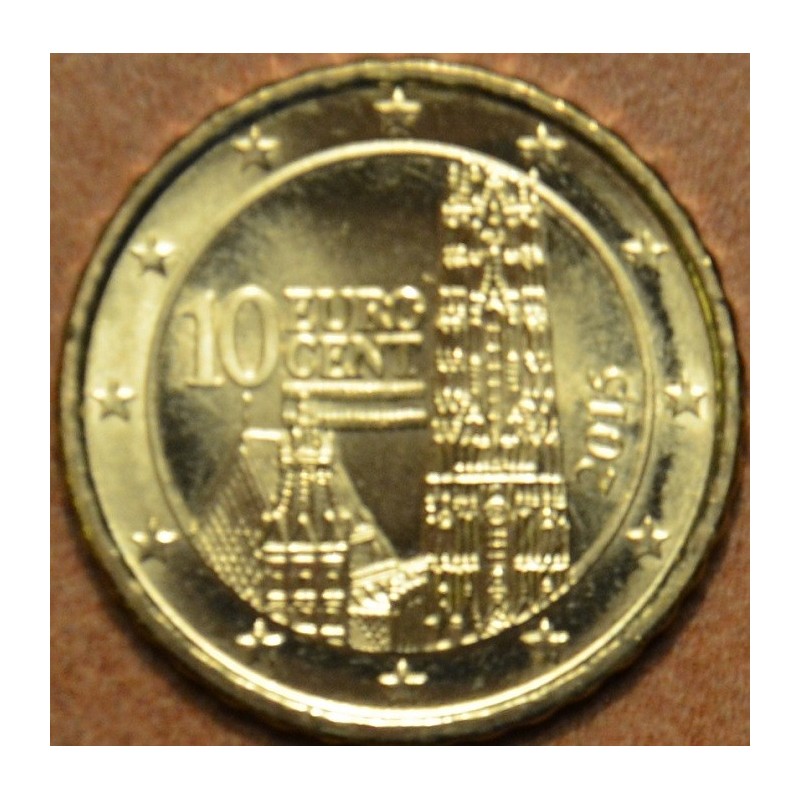 Euromince mince 10 cent Rakúsko 2015 (UNC)