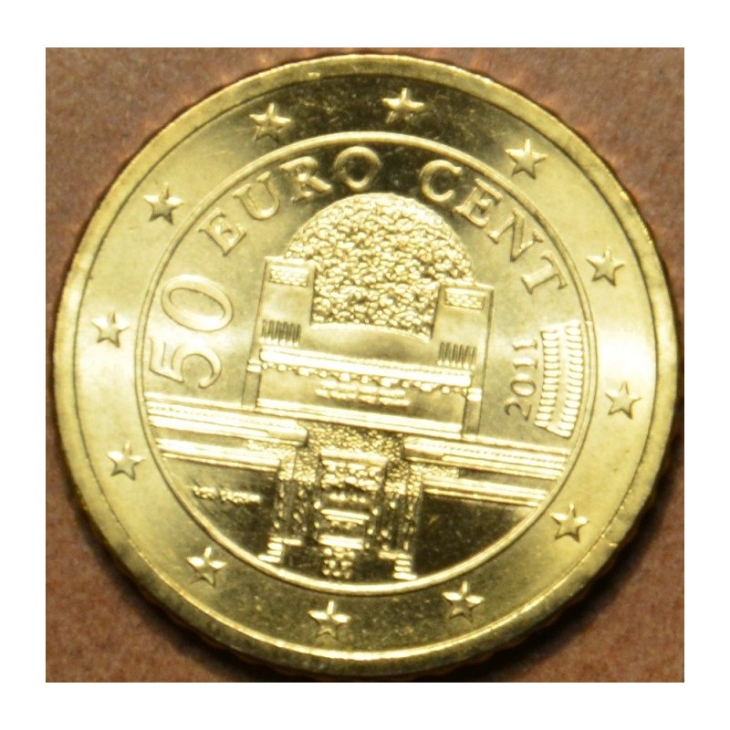 Euromince mince 50 cent Rakúsko 2011 (UNC)