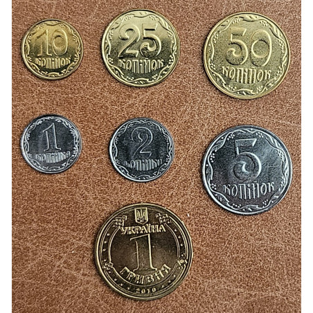 Ukrajna 7 érme 2008-2010 (UNC)
