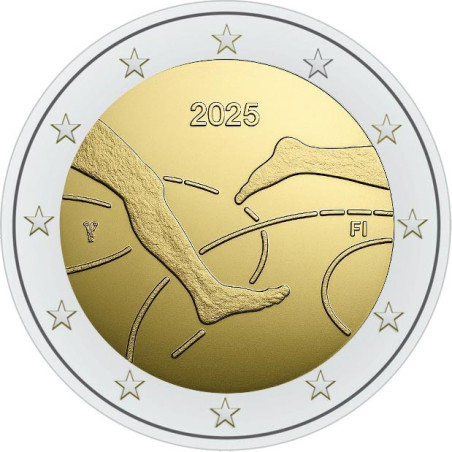 2 Euro Fínsko 2025 - Atletika (UNC)