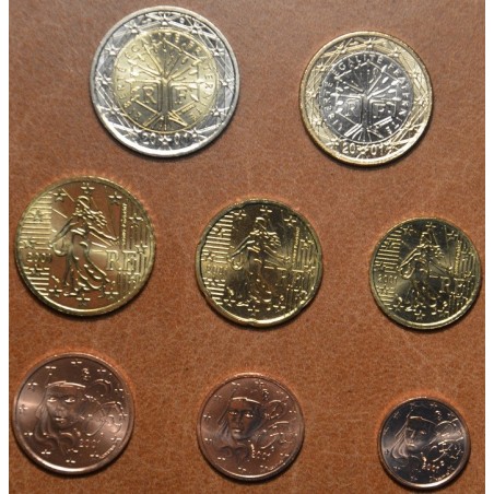 Euromince mince Francúzsko 2001 sada 8 euromincí (UNC)