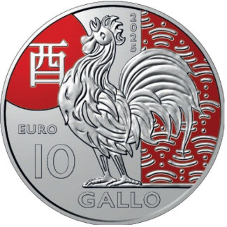 10 Euro San Marino 2025 - Kohút (UNC)