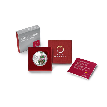 10 Euro Austria 2025 Dressing up - Leather (Proof)