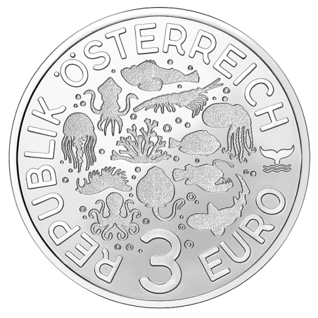 3 Euro Ausztria 2025 - Ördög Skorpióhal (UNC)