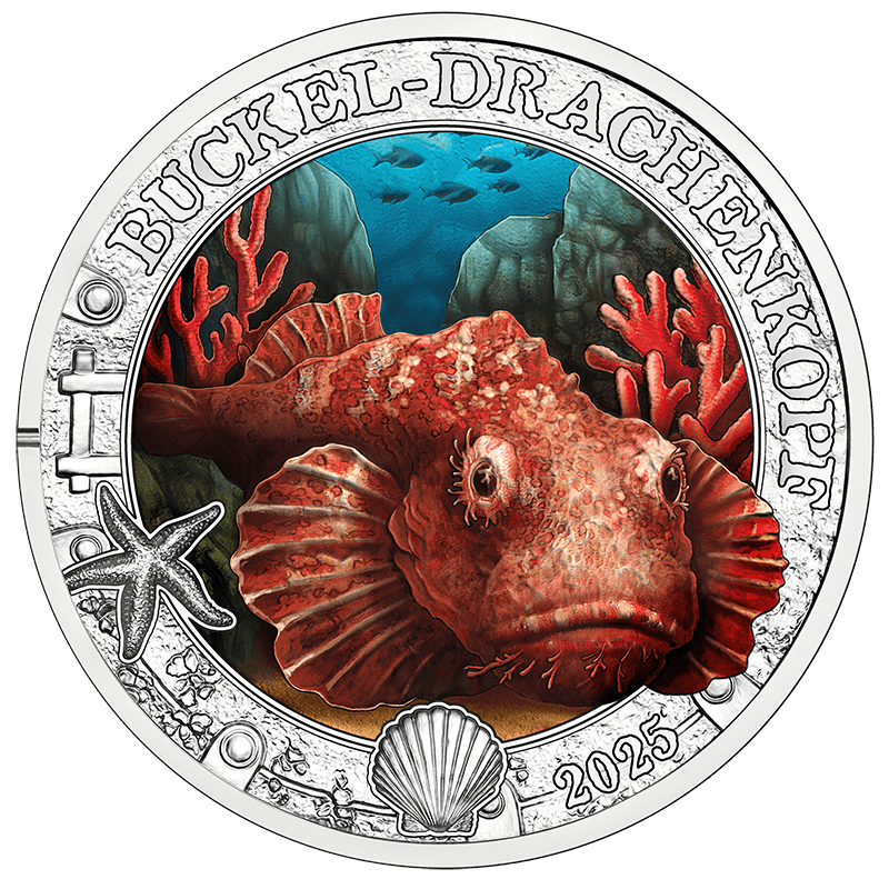 3 Euro Austria 2025 - Devil Scorpionfish (UNC)