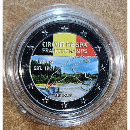 2 Euro Belgium 2025 - Circuit de Spa-Francorchamps (colored UNC)