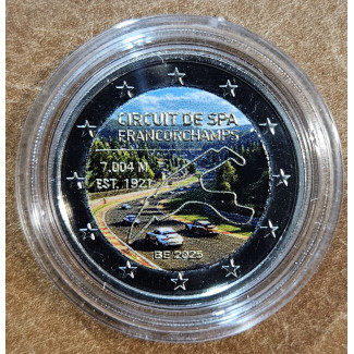 2 Euro Belgium 2025 - Circuit de Spa-Francorchamps III. (colored UNC)