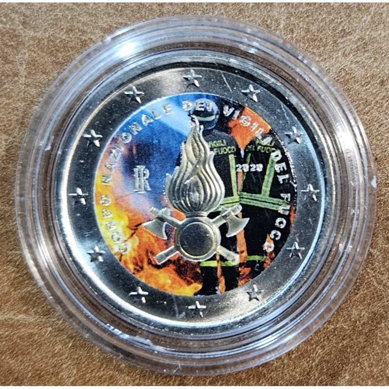 eurocoin eurocoins 2 Euro Italy 2020 - National Firefighters Corps ...