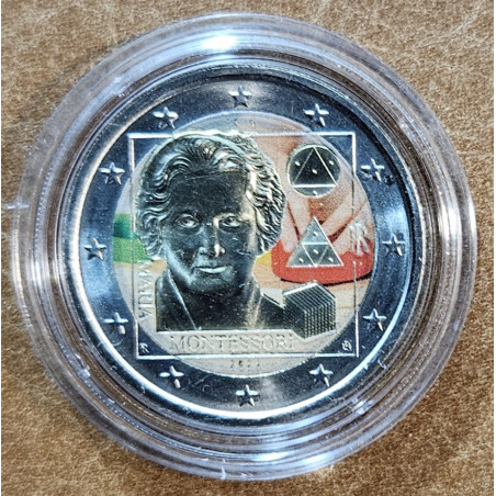 2 Euro Taliansko 2020 - Maria Montessori V. (farebná UNC)