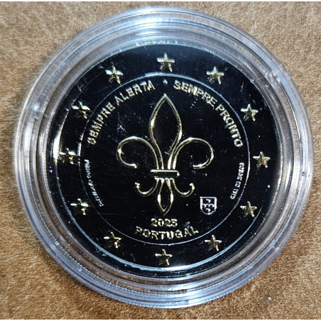 2 Euro Portugália 2025 - A cserkészet (Ru-Au bevonatú UNC)