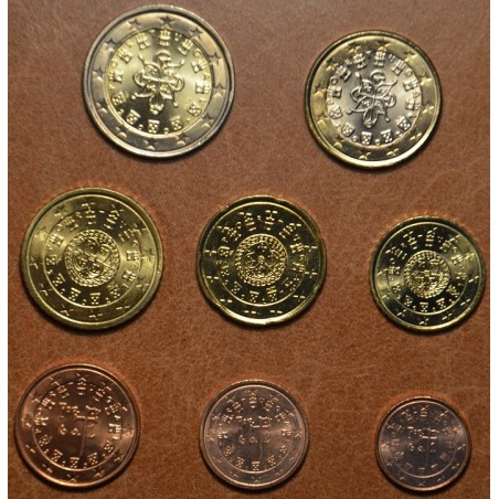Euromince mince Portugalsko 2002 sada 8 mincí (UNC)