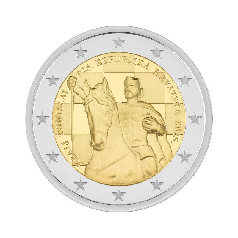 2 Euro Chorvátsko 2025 - Kráľ Tomislav (UNC)