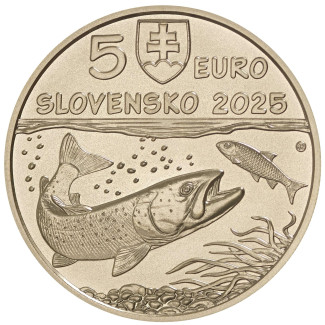 5 Euro Szlovákia 2025 - A dunai lazac (UNC)