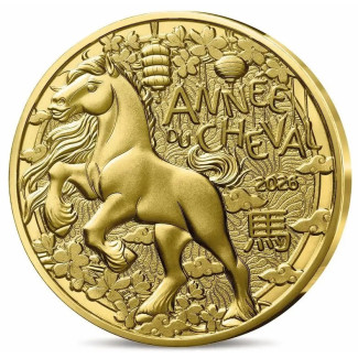 1/4 Euro France 2026 - Year of Horse (UNC)