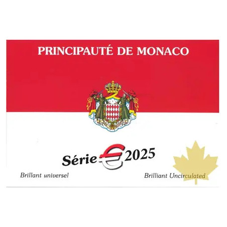 Monaco 2025 sada 8 mincí - nový motív (BU)