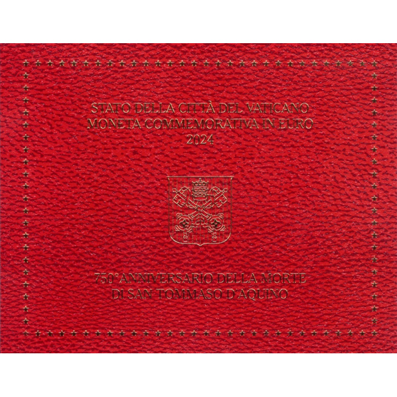 Cover for 2 Euro Vatican 2024 - Thomas Aquinas