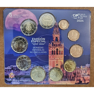 Spain 2024 set of 10 eurocoins WMF (BU)
