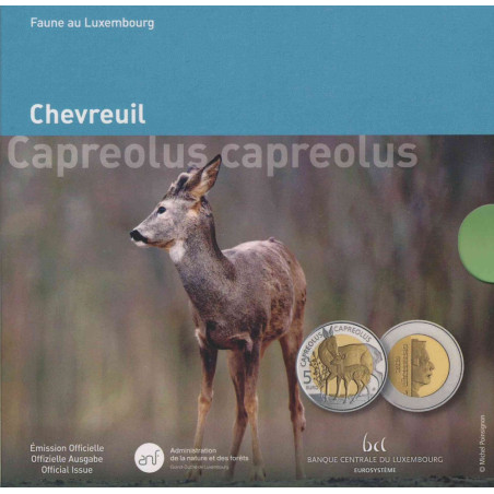 5 Euro Luxemburg 2025 - A szarvas (Proof)