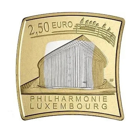 2,5 Euro Luxembursko 2025 - Filharmónia (Proof)