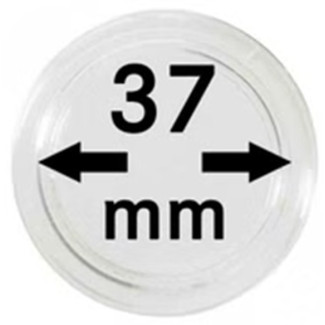 eurocoin eurocoins 39 mm Lindner coin capsules (10 pcs)