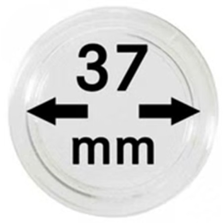 eurocoin eurocoins 39 mm Lindner coin capsules (10 pcs)