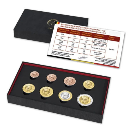 Belgium 2025 - 8 részes forgalmi sor (Proof)