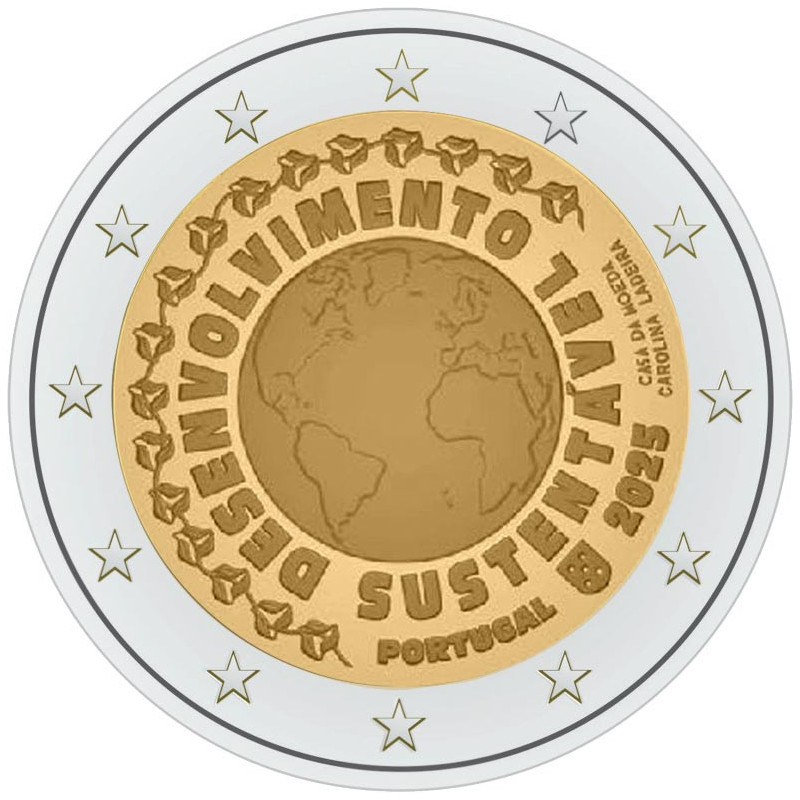 2 Euro Portugalsko 2025 - Udržateľný rozvoj (UNC)
