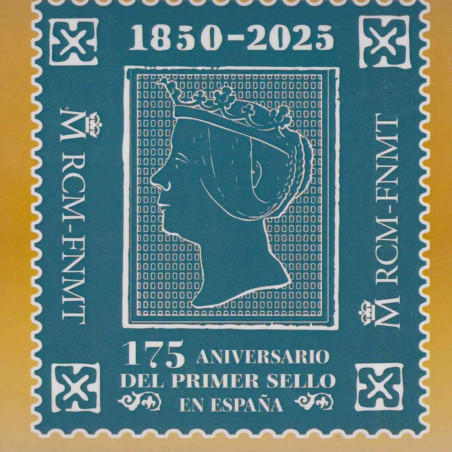 10 Euro Spanyolország 2025 - Az első spanyol postabélyeg 175. évfordulója (Proof)