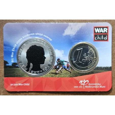 1 Euro Hollandia 2025 - Háborús gyermekek (BU)