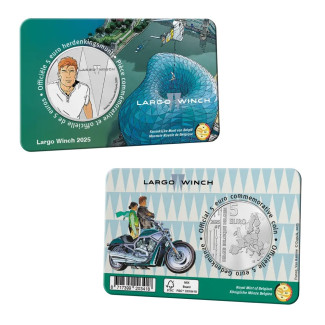 5 Euro Belgicko 2025 - Largo Winch (farebná BU)