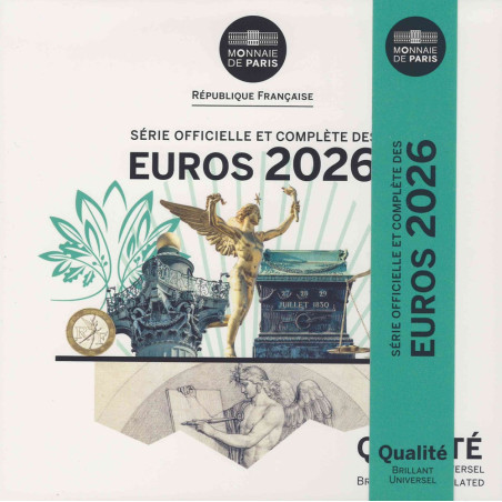 Francúzsko 2026 sada 8 mincí (BU)