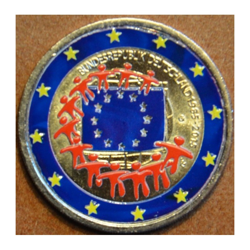 Euromince mince 2 Euro Nemecko \\"G\\" 2015 - 30 rokov Europskej vl...
