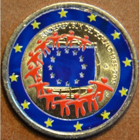 euroerme érme 2 Euro Németország \\"G\\" 2015 - Az európai lobogó 3...